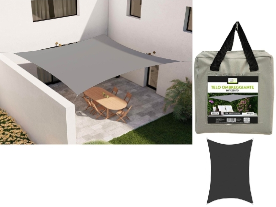 ΠΑΝΙ ΣΚΙΑΣΗΣ ΚΗΠΟΥ ΠΑΡΑΛΛΗΛΟΓΡΑΜΜΟ ΓΚΡΙ 200GSM POLYESTER 3X4M