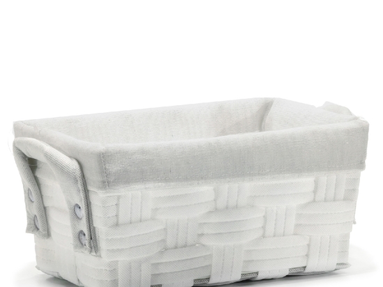 ΚΑΛΑΘΙ ΑΠΟΘΗΚΕΥΣΗΣ ΛΕΥΚΟ POLYESTER 28X17X13CM
