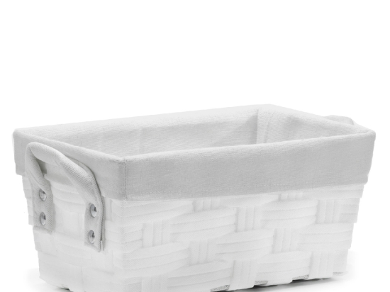 ΚΑΛΑΘΙ ΑΠΟΘΗΚΕΥΣΗΣ ΛΕΥΚΟ POLYESTER 33X21X16CM