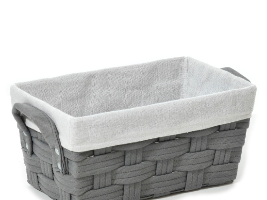 ΚΑΛΑΘΙ ΑΠΟΘΗΚΕΥΣΗΣ ΓΚΡΙ POLYESTER 33X21X16CM