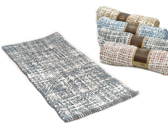 ΧΑΛΙ ΜΠΑΝΙΟΥ INRECCIO MIX 60X120CM ΣΕ 4 ΧΡΩΜΑΤΑ