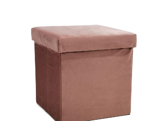 ΣΚΑΜΠΟ ΜΕ ΑΠΟΘΗΚΕΥΤΙΚΟ ΧΩΡΟ ΡΟΖ ΒΕΛΟΥΔΟ 38X38X38CM