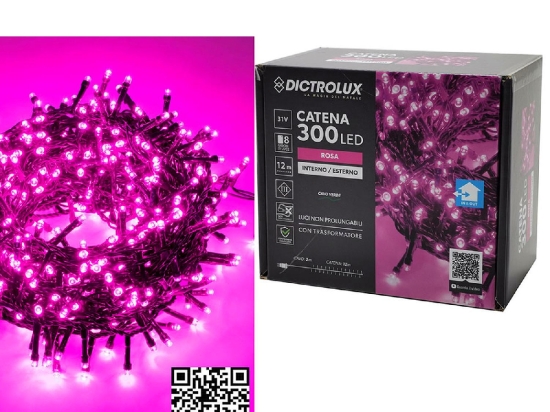 300 LED ΕΣΩΤ. & ΕΞΩΤ. ΧΩΡΟΥ ΜΕ 8 ΠΡΟΓΡΑΜΜΑΤΑ ΚΑΙ ΜΕΤΑΣΧΗΜΑΤΙΣΤΗ ΡΟΖ ΦΩΣ ΠΡΑΣΙΝΟ ΚΑΛΩΔΙΟ ΜΗ ΕΠΕΚΤΕΙΝΟΜΕΝΟ IP44 31V 14M