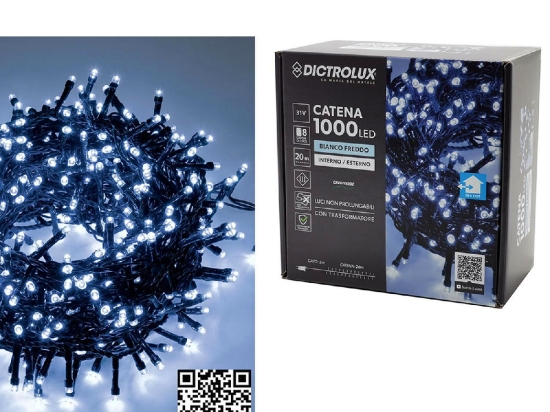 1000 LED ΕΣΩΤ. & ΕΞΩΤ. ΧΩΡΟΥ ΜΕ 8 ΠΡΟΓΡΑΜΜΑΤΑ ΚΑΙ ΜΕΤΑΣΧΗΜΑΤΙΣΤΗ ΨΥΧΡΟ ΛΕΥΚΟ ΦΩΣ ΠΡΑΣΙΝΟ ΚΑΛΩΔΙΟ ΜΗ ΕΠΕΚΤΕΙΝΟΜΕΝΟ IP44 3