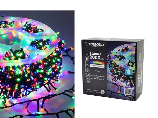 2000 LED ΕΣΩΤ. & ΕΞΩΤ. ΧΩΡΟΥ ΜΕ 8 ΠΡΟΓΡΑΜΜΑΤΑ ΚΑΙ ΜΕΤΑΣΧΗΜΑΤΙΣΤΗ ΨΥΧΡΟ ΛΕΥΚΟ ΦΩΣ ΠΡΑΣΙΝΟ ΚΑΛΩΔΙΟ ΜΗ ΕΠΕΚΤΕΙΝΟΜΕΝΟ IP44 3