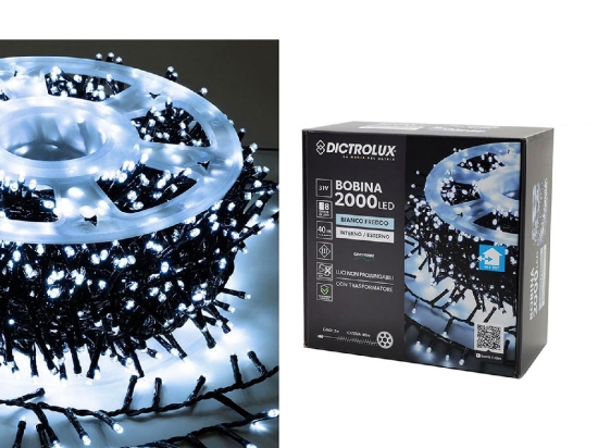 2000 LED ΕΣΩΤ. & ΕΞΩΤ. ΧΩΡΟΥ ΜΕ 8 ΠΡΟΓΡΑΜΜΑΤΑ ΚΑΙ ΜΕΤΑΣΧΗΜΑΤΙΣΤΗ ΨΥΧΡΟ ΛΕΥΚΟ ΦΩΣ ΠΡΑΣΙΝΟ ΚΑΛΩΔΙΟ ΜΗ ΕΠΕΚΤΕΙΝΟΜΕΝΟ IP44 3