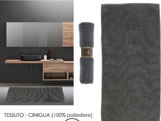 ΧΑΛΑΚΙ ΜΠΑΝΙΟΥ ΓΚΡΙ ΠΟΛΥΕΣΤΕΡΑΣ 60X120CM