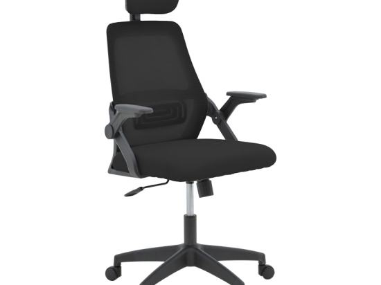 ΚΑΡΕΚΛΑ ΓΡΑΦΕΙΟΥ PEJA PAKOWORLD MESH ΥΦΑΣΜΑ ΜΑΥΡΟ 58X60X107-117ΕΚ