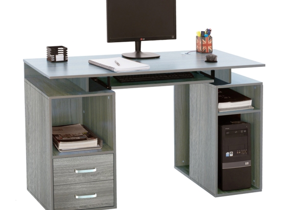 ΓΡΑΦΕΙΟ ΥΠΟΛΟΓΙΣΤΗ LIBERION PAKOWORLD ΓΚΡΙ-OAK 120X55X76ΕΚ
