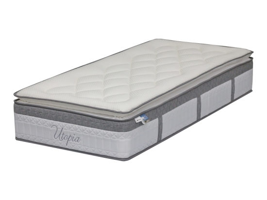 ΣΤΡΩΜΑ UTOPIA PAKOWORLD POCKET SPRING ΜΕ ΑΝΩΣΤΡΩΜΑ 30-32CM 90X190ΕΚ