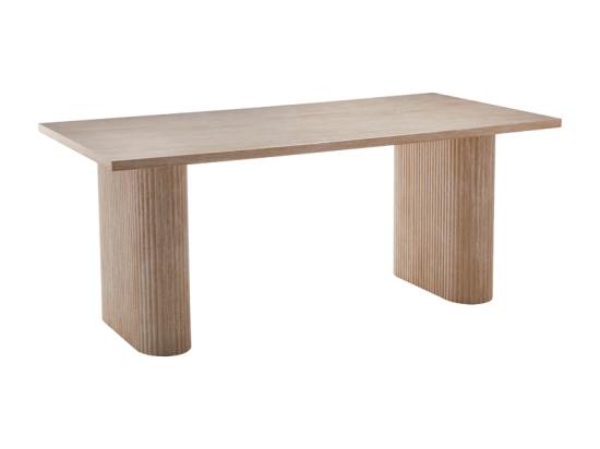 ΤΡΑΠΕΖΙ LOOZIR PAKOWORLD MDF ΣΕ ΛΕΥΚΗ ΟΨΗ ΤΡΑΒΕΡΤΙΝΑΣ 180X90X75ΕΚ