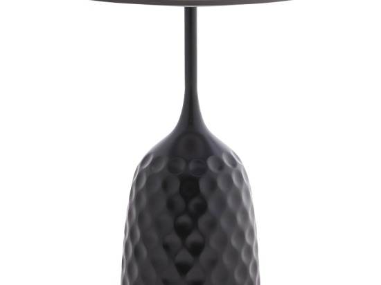 ΒΟΗΘΗΤΙΚΟ ΤΡΑΠΕΖΙ KOUSIEN INART ΜΑΥΡΟ SINTERED STONE Φ50X60ΕΚ