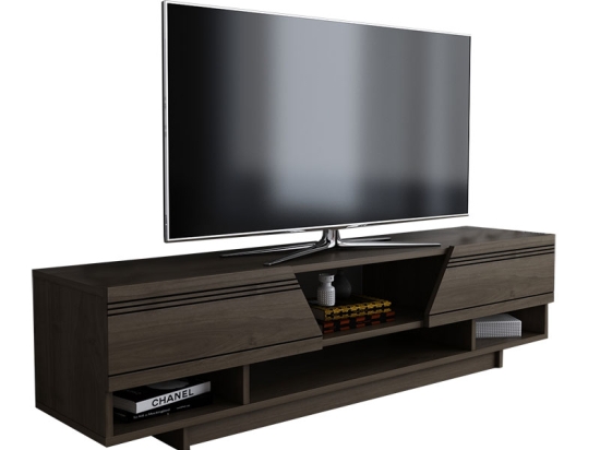 ΕΠΙΠΛΟ ΤΗΛΕΟΡΑΣΗΣ IANIS PAKOWORLD ΣΚΟΥΡΟ ΚΑΡΥΔΙ 160X37X34ΕΚ