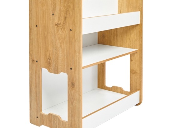 ΡΑΦΙΕΡΑ SEAGULL PAKOWORLD ΦΥΣΙΚΟ-ΛΕΥΚΟ MDF 57X34X70ΕΚ