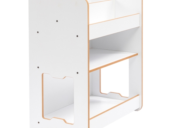 ΡΑΦΙΕΡΑ SEAGULL PAKOWORLD ΛΕΥΚΟ MDF 57X34X70ΕΚ