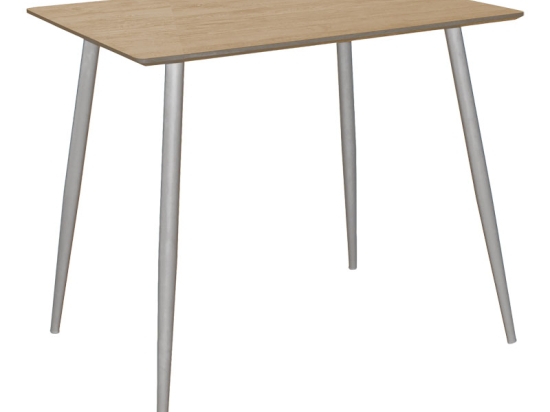 ΤΡΑΠΕΖΙ CUBA PAKOWORLD MDF SONOMA-ΛΕΥΚΟ 70X70X75ΕΚ