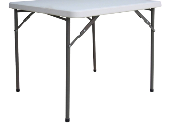 ΤΡΑΠΕΖΙ CATERING COMFORT PAKOWORLD ΠΤΥΣΣΟΜΕΝΟ ΣΕ ΛΕΥΚΗ ΑΠΟΧΡΩΣΗ 80X80X74ΕΚ