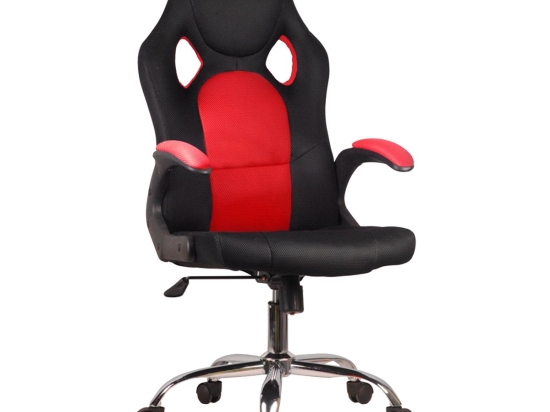 ΚΑΡΕΚΛΑ ΓΡΑΦΕΙΟΥ ARTELIBRE GAMING IAXH ΚΟΚΚΙΝΟ/ΜΑΥΡΟ MESH 60X69X110-118CM