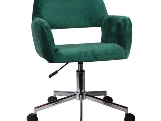 ΚΑΡΕΚΛΑ ΓΡΑΦΕΙΟΥ ARTELIBRE KLOI ΠΡΑΣΙΝΟ ΒΕΛΟΥΔΟ 37X42X78-90CM