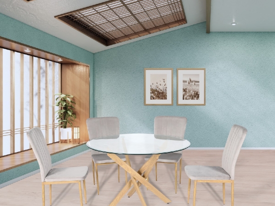 ΤΡΑΠΕΖΙ ARTELIBRE KATLA ΔΙΑΦΑΝΟ/ΦΥΣΙΚΟ ΓΥΑΛΙ/ΞΥΛΟ 120X120X75CM