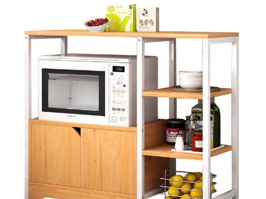 ΡΑΦΙΕΡΑ ΚΟΥΖΙΝΑΣ ARTELIBRE LYNX ΔΡΥΣ/ΛΕΥΚΟ MDF/ΜΕΤΑΛΛΟ 80X30X71CM