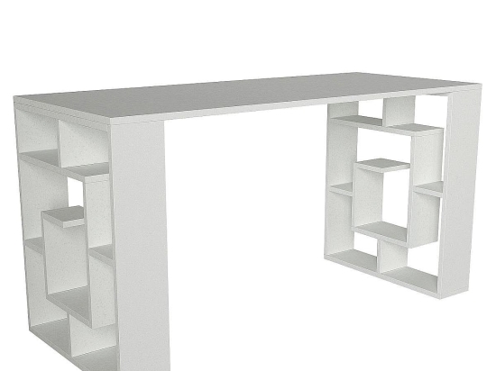 ΓΡΑΦΕΙΟ ARTELIBRE LINE ΛΕΥΚΟ ΜΟΡΙΟΣΑΝΙΔΑ/ΜΕΛΑΜΙΝΗ 140X60X74CM