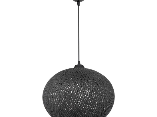 ΦΩΤΙΣΤΙΚΟ ΟΡΟΦΗΣ ΜΟΝΟΦΩΤΟ LESHIA PAKOWORLD Ε27 ΜΑΥΡΟ Φ38X38ΕΚ