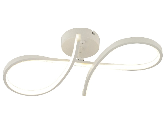 ΦΩΤΙΣΤΙΚΟ ΟΡΟΦΗΣ LED ARTELIBRE AURIGA ΛΕΥΚΟ ΜΕΤΑΛΛΟ 52X11CM