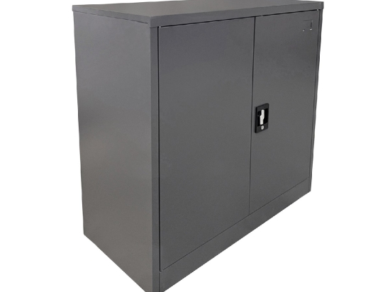 ΝΤΟΥΛΑΠΙ ARTELIBRE DUILIN ΣΚΟΥΡΟ ΓΚΡΙ ΜΕΤΑΛΛΟ 90X40X90CM