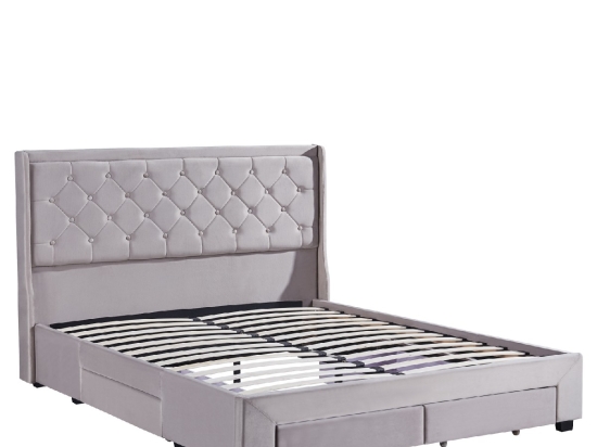 ΚΡΕΒΑΤΙ ΔΙΠΛΟ ARTELIBRE ANNONA IVORY ΒΕΛΟΥΔΟ (ΣΤΡΩΜΑ 160X200CM)