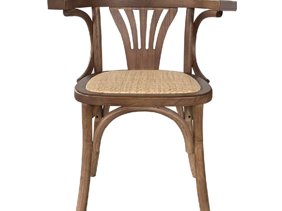 ΚΑΡΕΚΛΑ ΕΠΑΓΓΕΛΜΑΤΙΚΗ ARTELIBRE HYPERION ΚΑΡΥΔΙ ΞΥΛΟ/RATTAN 45X42X77CM