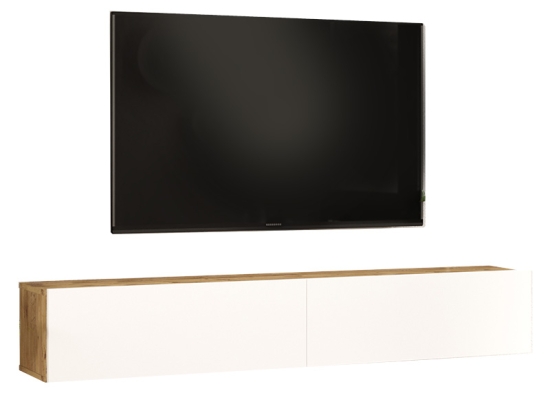 ΕΠΙΠΛΟ ΤΗΛΕΟΡΑΣΗΣ ΕΠΙΤΟΙΧΙΟ DELLO PAKOWORLD ΛΕΥΚΟ-SONOMA 180X31.6X29.6ΕΚ