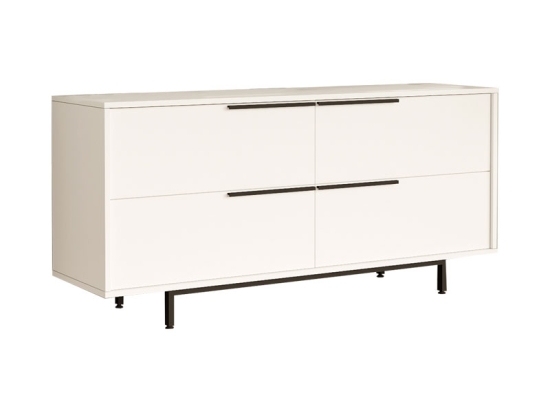 ΜΠΟΥΦΕΣ LEBON PAKOWORLD ΜΕΛΑΜΙΝΗΣ ΛΕΥΚΟ-ΜΑΥΡΟ 160X44.5X74ΕΚ