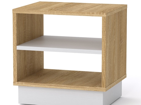 ΚΟΜΟΔΙΝΟ MASON PAKOWORLD SONOMA-ΛΕΥΚΟ 40X32X40ΕΚ