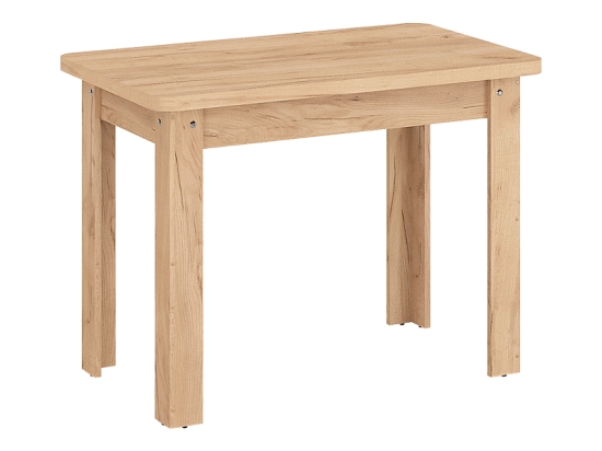 ΤΡΑΠΕΖΙ CELESTE PAKOWORLD ΜΕΛΑΜΙΝΗΣ ΣΕ OAK ΑΠΟΧΡΩΣΗ 100X60X73.5ΕΚ