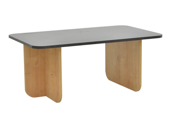 ΤΡΑΠΕΖΙ BECA PAKOWORLD ΣΕ OAK-ΜΑΥΡΟ ΑΠΟΧΡΩΣΗ 100X60X42ΕΚ