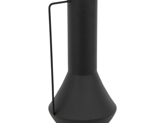 ΒΑΖΟ GENMARY PAKOWORLD ΜΕΤΑΛΛΙΚΟ ΣΕ ΜΑΥΡΗ ΑΠΟΧΡΩΣΗ Φ17X34.5ΕΚ