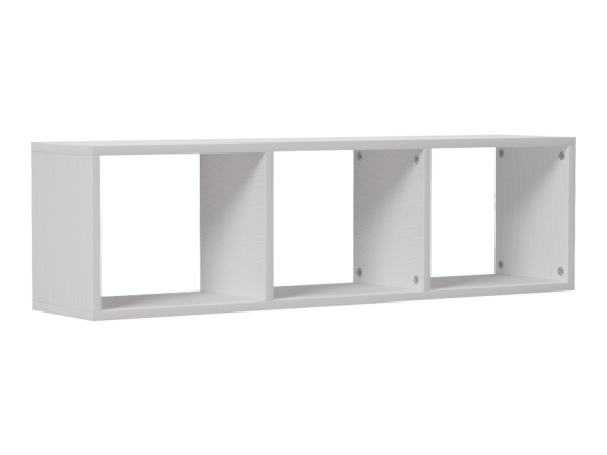 ΡΑΦΙΕΡΑ ΤΟΙΧΟΥ MIKORO PAKOWORLD ΣΕ ΛΕΥΚΗ ΑΠΟΧΡΩΣΗ 90X22X25.6ΕΚ