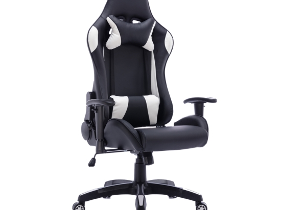 ΚΑΡΕΚΛΑ ΓΡΑΦΕΙΟΥ GAMING HARTLEY PAKOWORLD PU ΜΑΥΡΟ-ΛΕΥΚΟ 67X57X139ΕΚ