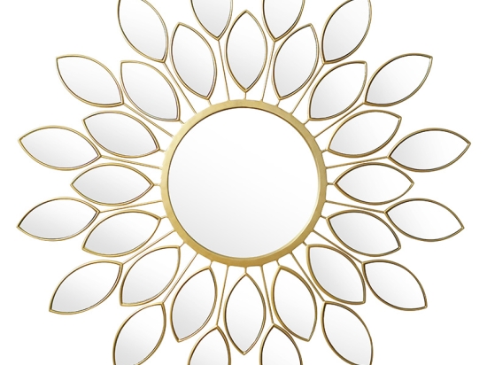 ΚΑΘΡΕΠΤΗΣ FLOWER PAKOWORLD ΧΡΥΣΟ 83X2.5X83ΕΚ
