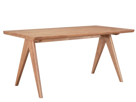 ΤΡΑΠΕΖΙ WINSLOW PAKOWORLD ΞΥΛΟ RUBBERWOOD ΣΕ ΑΝΟΙΧΤΟ ΚΑΡΥΔΙ ΧΡΩΜΑ 200X100X75ΕΚ