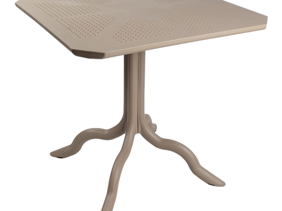 ΤΡΑΠΕΖΙ ICON  PAKOWORLD PP ΣΕ ΑΠΟΧΡΩΣΗ CAPPUCINO 80X80X74.5ΕΚ