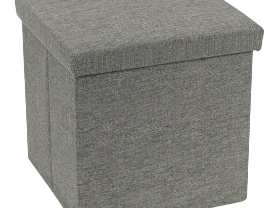 ΣΚΑΜΠΟ-ΜΠΑΟΥΛΟ CRYSTAL PAKOWORLD ΥΦΑΣΜΑ ΓΚΡΙ 38X38X38ΕΚ