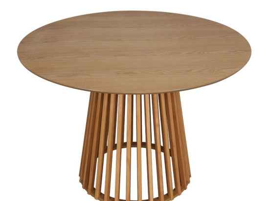 ΤΡΑΠΕΖΙ DOMONIC PAKOWORLD ΦΥΣΙΚΟ Φ120X75ΕΚ