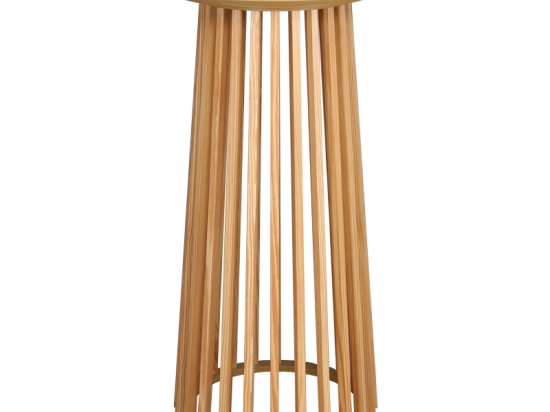 ΤΡΑΠΕΖΙ ΜΠΑΡ DOMONIC PAKOWORLD MDF ΦΥΣΙΚΟ Φ60X105ΕΚ