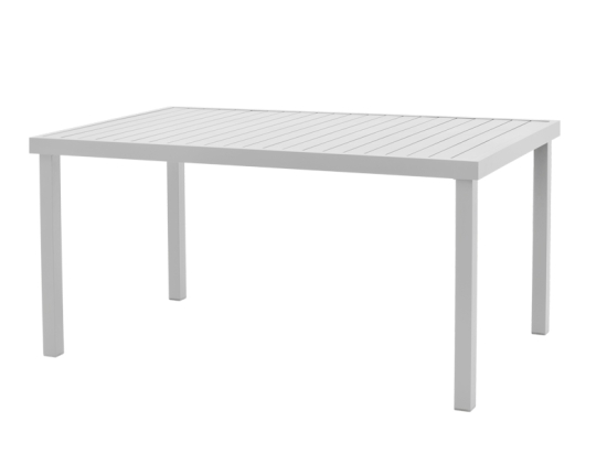 ΤΡΑΠΕΖΙ KLITON  PAKOWORLD ΑΛΟΥΜΙΝΙΟΥ ΛΕΥΚΟ 150X80X74ΕΚ