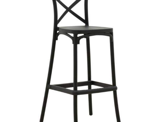 ΣΚΑΜΠΟ ΜΠΑΡ CROSSIE PAKOWORLD PP ΜΑΥΡΟ 44X44X113ΕΚ