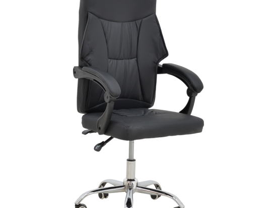 ΚΑΡΕΚΛΑ ΓΡΑΦΕΙΟΥ ΔΙΕΥΘΥΝΤΗ GLORIN PAKOWORLD ΜΑΥΡΟ PU 60X68X128ΕΚ