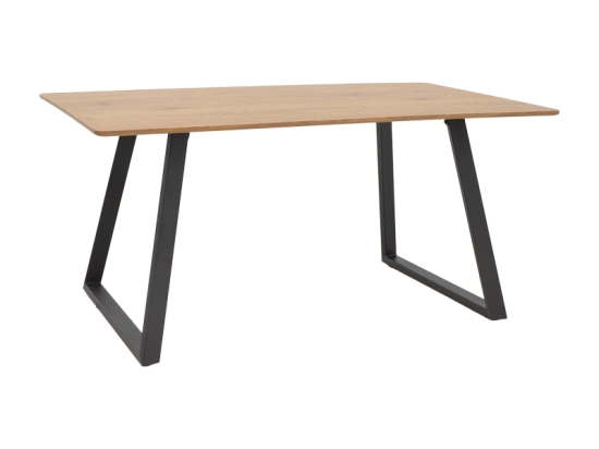 ΤΡΑΠΕΖΙ WINOR PAKOWORLD ΦΥΣΙΚΟ MDF-ΠΟΔΙ ΜΑΥΡΟ ΜΕΤΑΛΛΙΚΟ 140X80X75ΕΚ