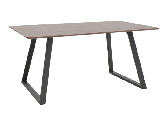 ΤΡΑΠΕΖΙ WINOR PAKOWORLD ΚΑΡΥΔΙ MDF-ΠΟΔΙ ΜΑΥΡΟ ΜΕΤΑΛΛΙΚΟ 160X90X75ΕΚ